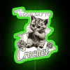 It S A Good Day To Crochet Adorable Kitten Design For Yarn Lovers RGB Neon Sign - Image 4