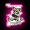 It S A Good Day To Crochet Adorable Kitten Design For Yarn Lovers RGB Neon Sign - Image 6