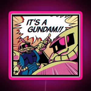 IT S A GUNDAM RGB Neon Sign