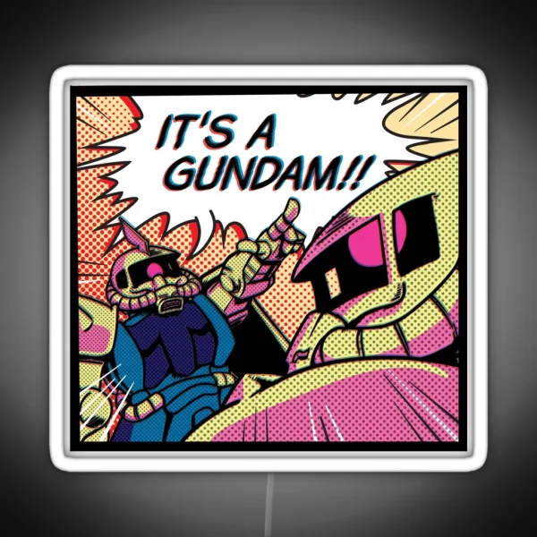 IT S A GUNDAM RGB Neon Sign