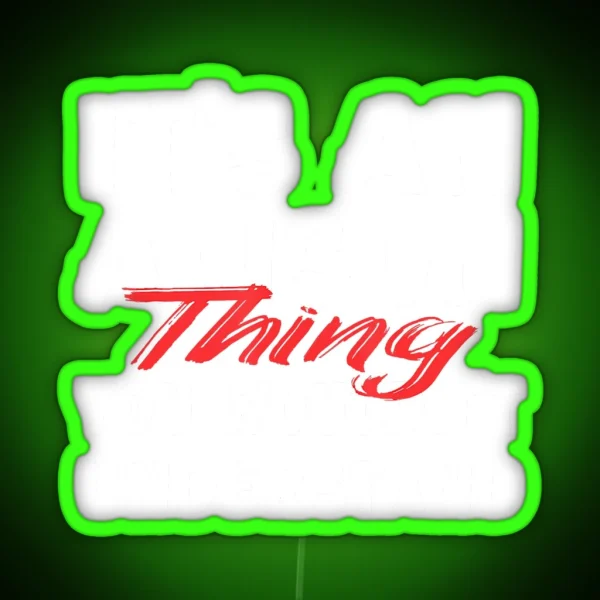 It S An Alison Thing You Wouldn T Understand Funny RGB Neon Sign