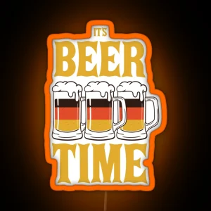 It S Beer Time Oktoberfest 2021 RGB Neon Sign