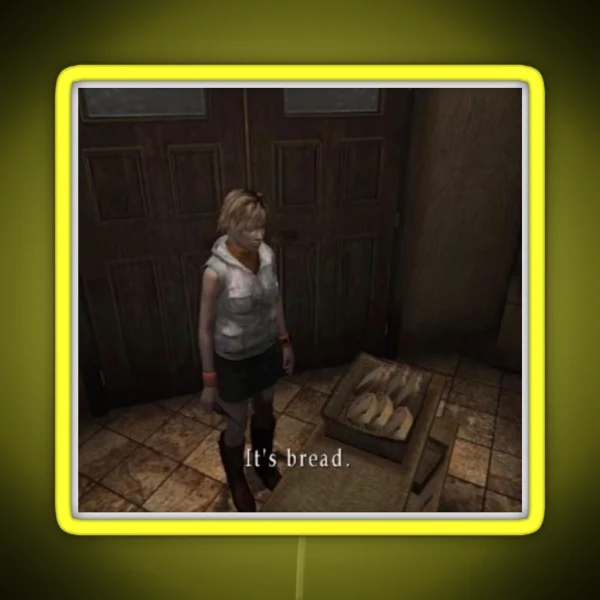 It S Bread Silent Hill RGB Neon Sign