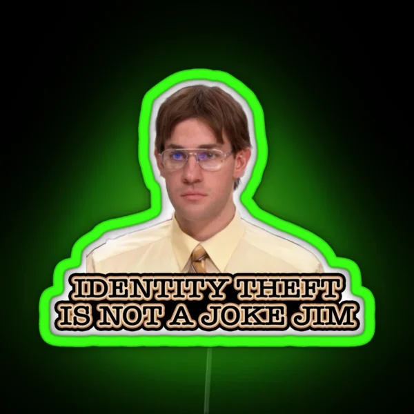 It S Not A Joke Dwight Pack RGB Neon Sign