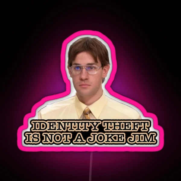 It S Not A Joke Dwight Pack RGB Neon Sign