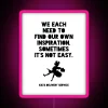 It S Not Easy To Find Inspiration RGB Neon Sign