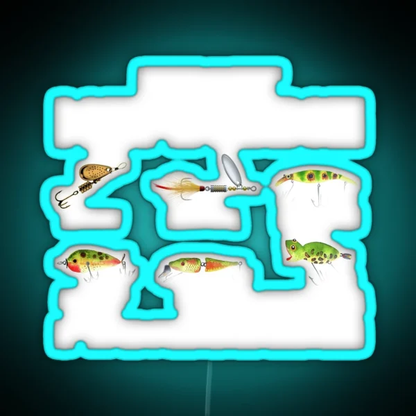 It S Not Hoarding If It S Fishing Lures RGB Neon Sign