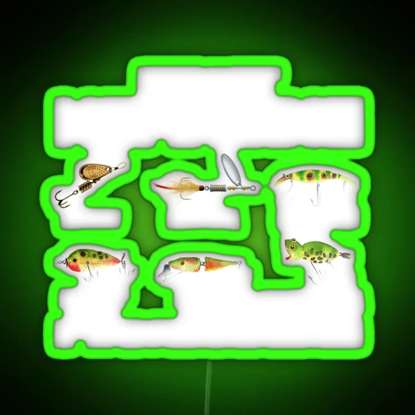 It S Not Hoarding If It S Fishing Lures RGB Neon Sign
