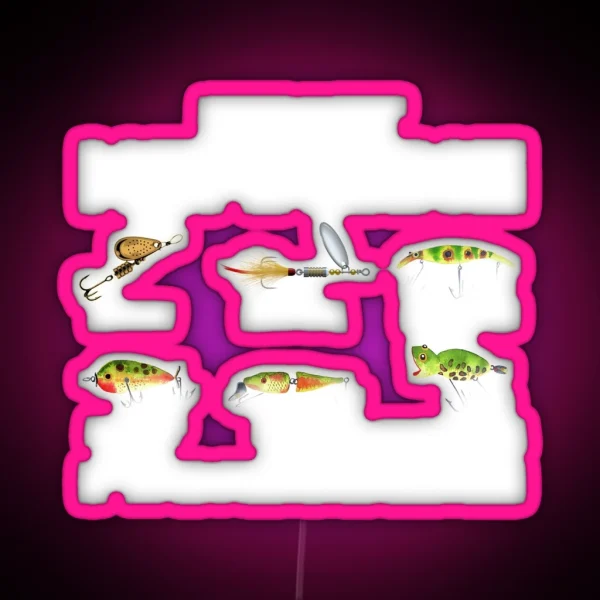 It S Not Hoarding If It S Fishing Lures RGB Neon Sign