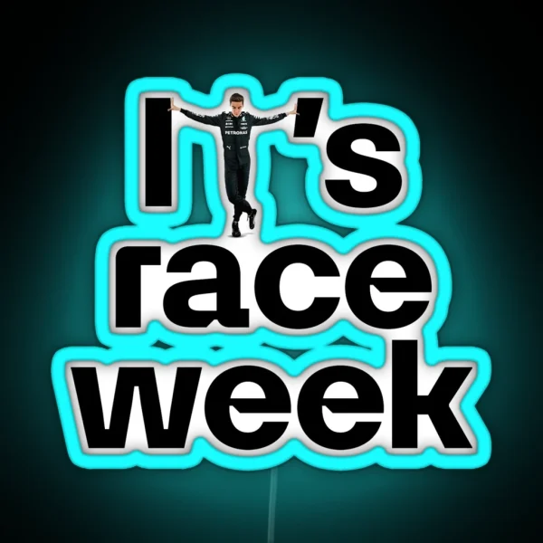It S Race Week RGB Neon Sign