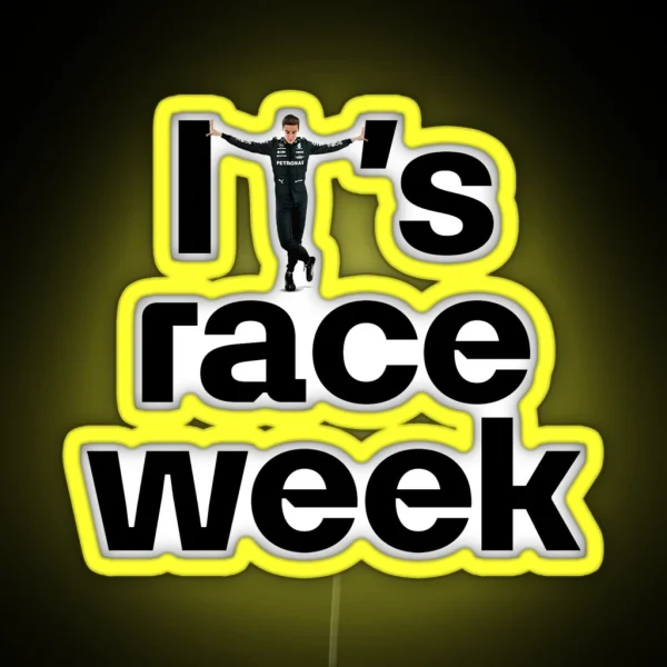 It S Race Week RGB Neon Sign