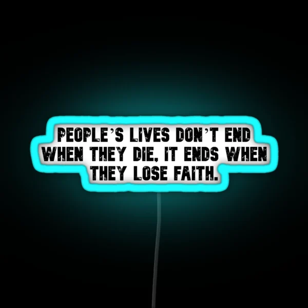 Itachi Quote RGB Neon Sign