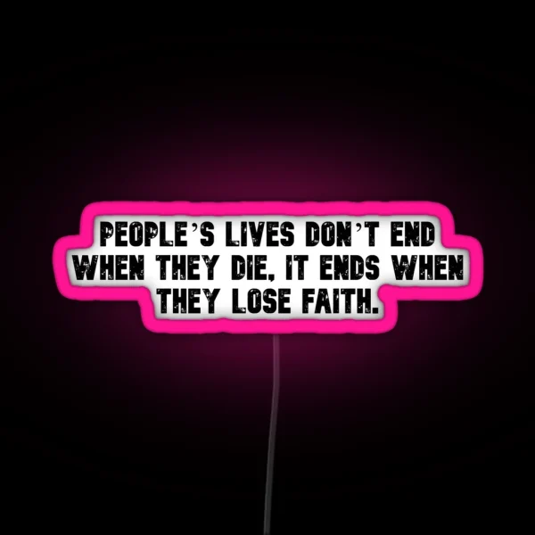 Itachi Quote RGB Neon Sign