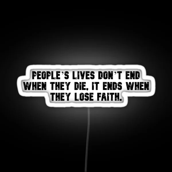 Itachi Quote RGB Neon Sign