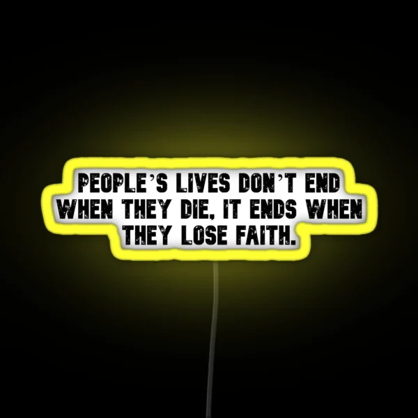 Itachi Quote RGB Neon Sign