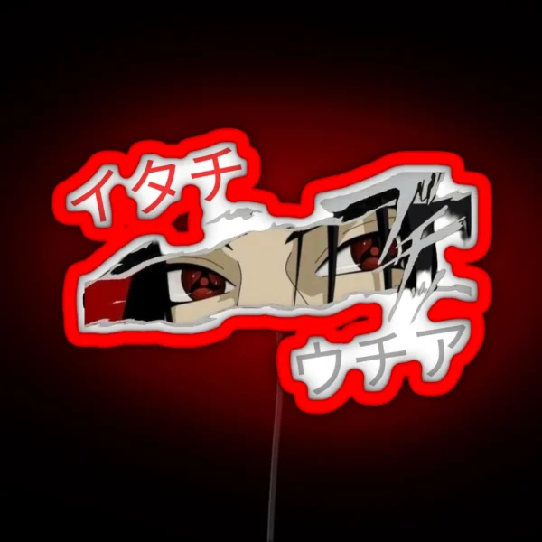 Itachi UCHIA Anime RGB Neon Sign