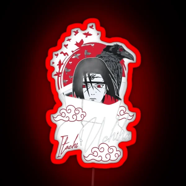 Itachi Uchiba RGB Neon Sign