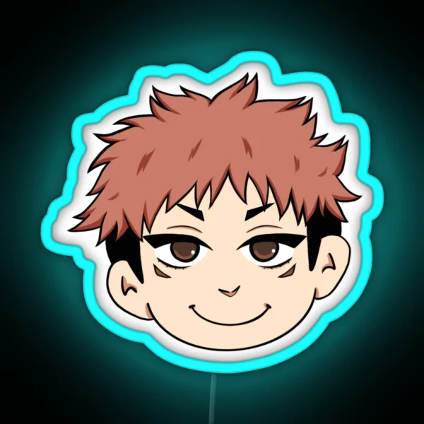 Itadori Yuji Chibi RGB Neon Sign