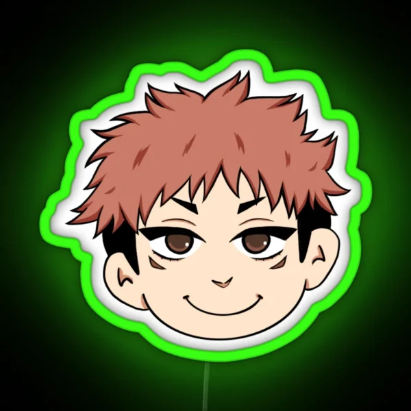 Itadori Yuji Chibi RGB Neon Sign