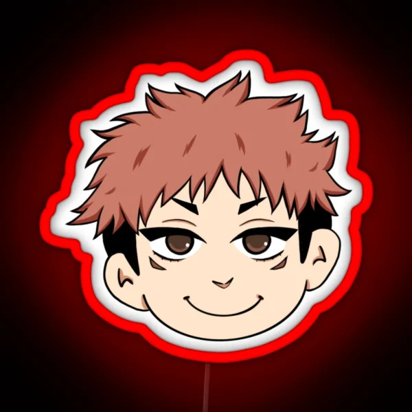 Itadori Yuji Chibi RGB Neon Sign