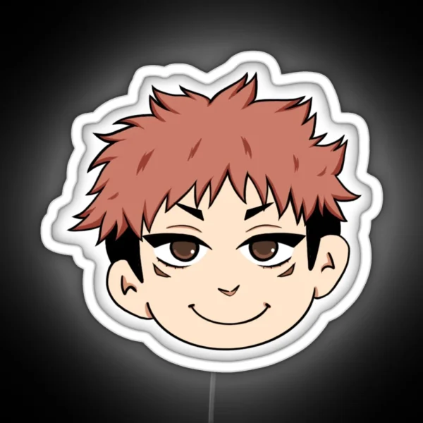 Itadori Yuji Chibi RGB Neon Sign