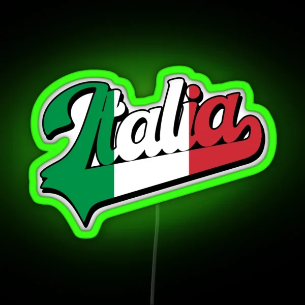 Italia RGB Neon Sign