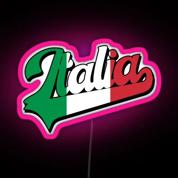 Italia RGB Neon Sign