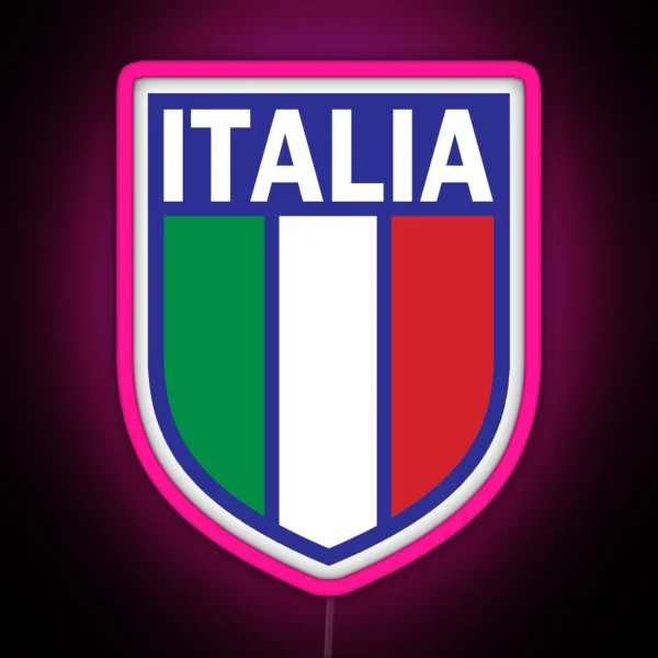 Italia Shield RGB Neon Sign
