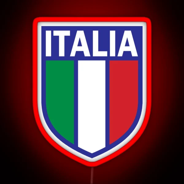 Italia Shield RGB Neon Sign