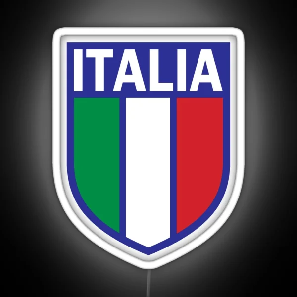 Italia Shield RGB Neon Sign