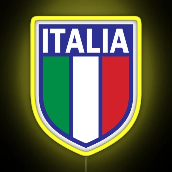Italia Shield RGB Neon Sign