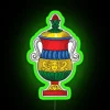 Italian Ace Of Cups Scopa Briscola Card RGB Neon Sign - Image 4