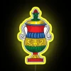 Italian Ace Of Cups Scopa Briscola Card RGB Neon Sign - Image 5