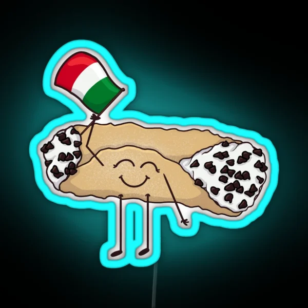 Italian Cannoli RGB Neon Sign