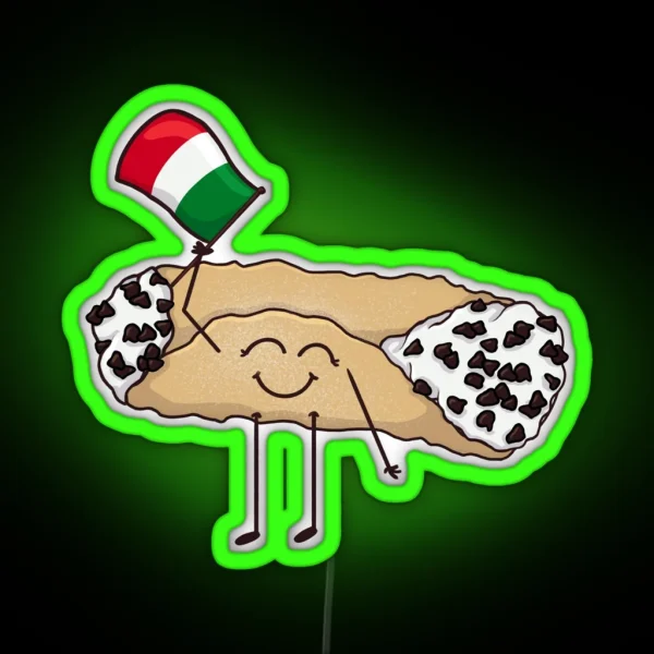 Italian Cannoli RGB Neon Sign