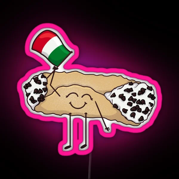 Italian Cannoli RGB Neon Sign