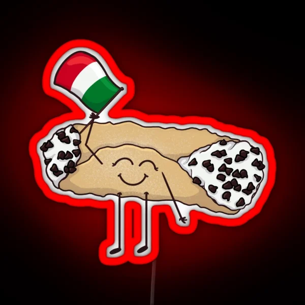 Italian Cannoli RGB Neon Sign