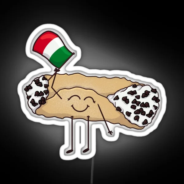 Italian Cannoli RGB Neon Sign