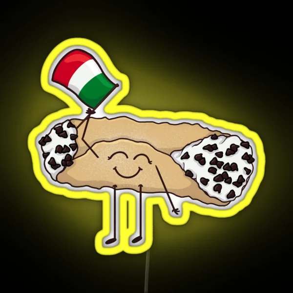 Italian Cannoli RGB Neon Sign