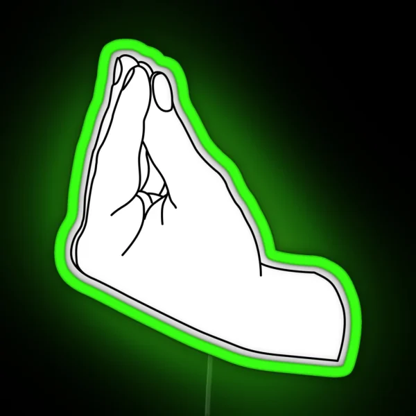 Italian Hand RGB Neon Sign