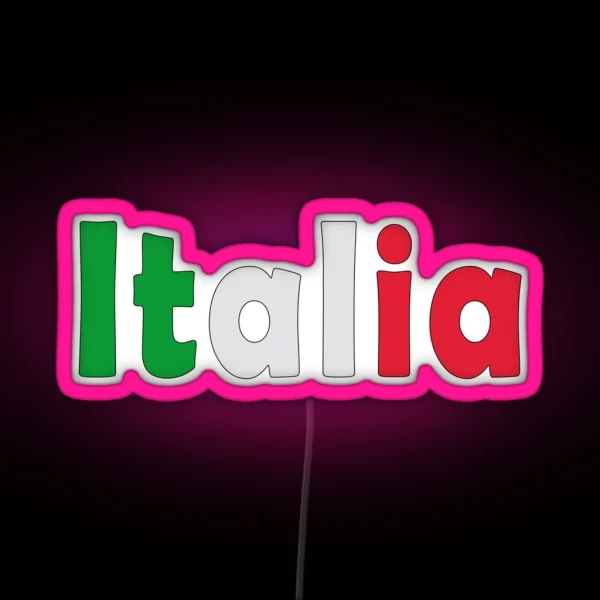 Italy Italia RGB Neon Sign