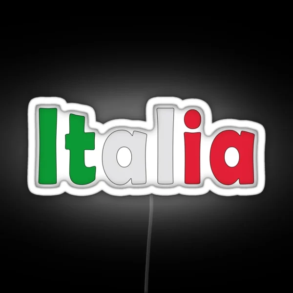 Italy Italia RGB Neon Sign