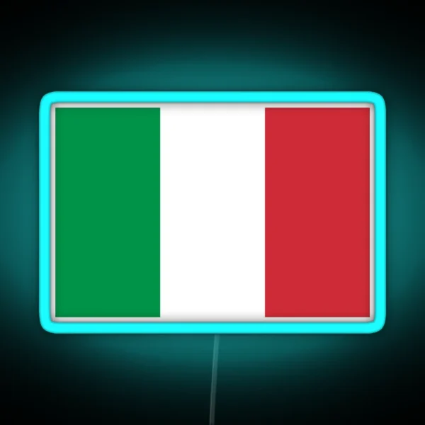 Italy Italian Flag RGB Neon Sign