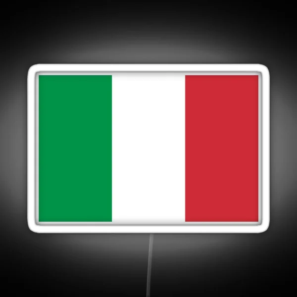 Italy Italian Flag RGB Neon Sign