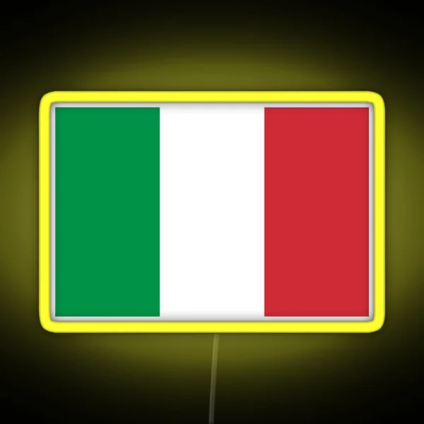 Italy Italian Flag RGB Neon Sign
