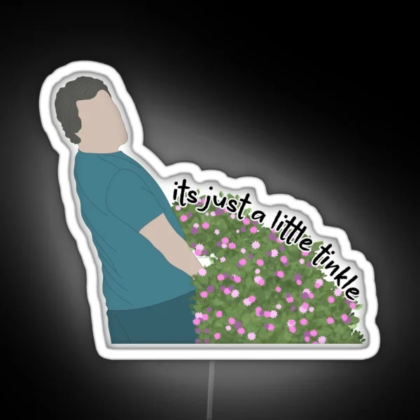 Its Just A Little Tinkle Shrinking Quote RGB Neon Sign