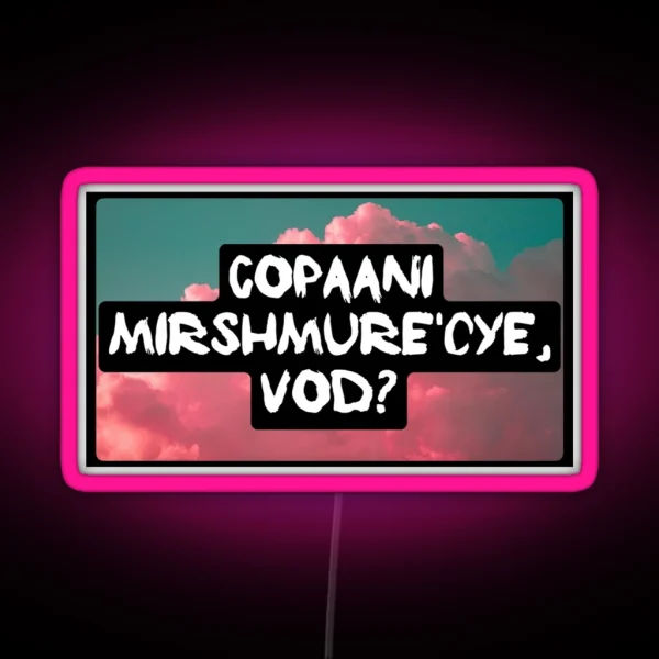 Iykyk RGB Neon Sign