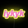 Iykyk RGB Neon Sign - Image 6