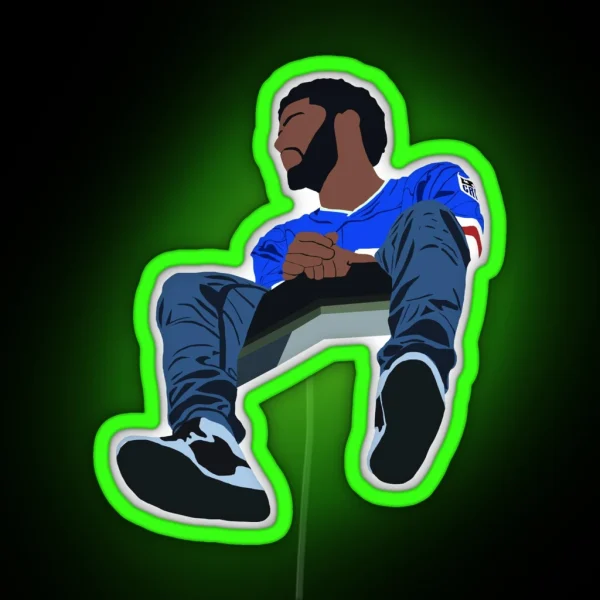 J Cole 2014 Forest Hills Drive RGB Neon Sign