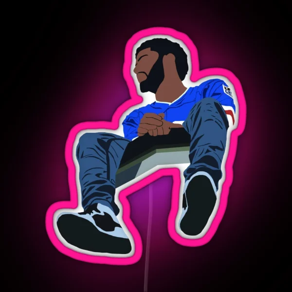 J Cole 2014 Forest Hills Drive RGB Neon Sign